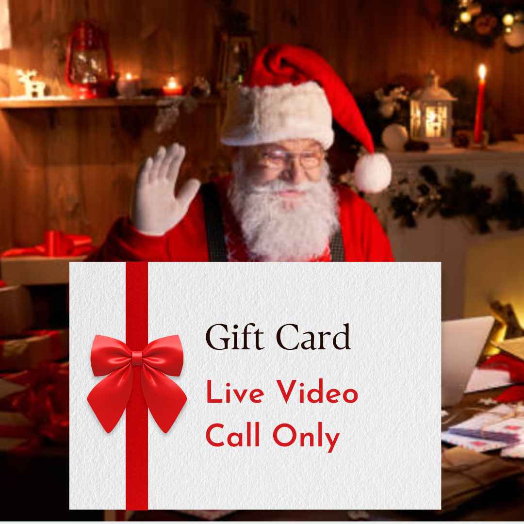 (GIFT CARD) Live Video Call with Santa - Call Only